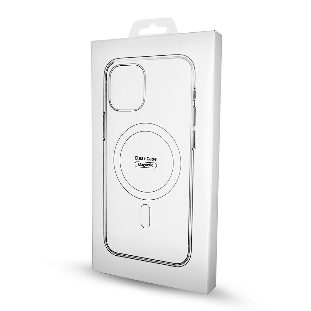 Custodia MagSafe per Apple iPhone 16 Pro Max, OEM, Clear with Camera Protection, Trasparente