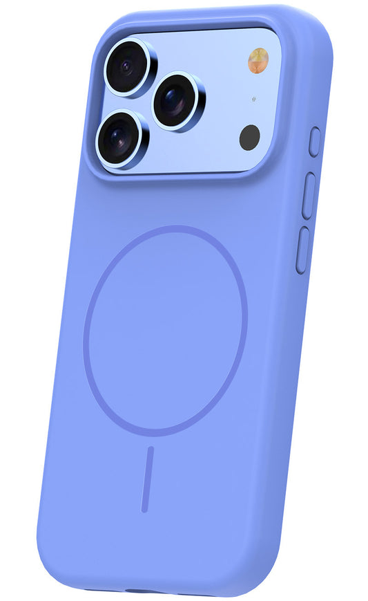 Custodia MagSafe per Apple iPhone 18 Pro / 17 Pro, OEM, Silicone Thin, Blu
