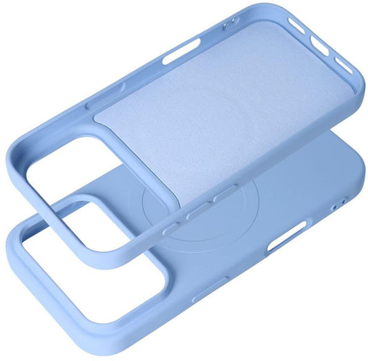 Custodia MagSafe per Apple iPhone 18 Pro Max / 17 Pro Max, OEM, Silicone Mag (Big Hole), blu