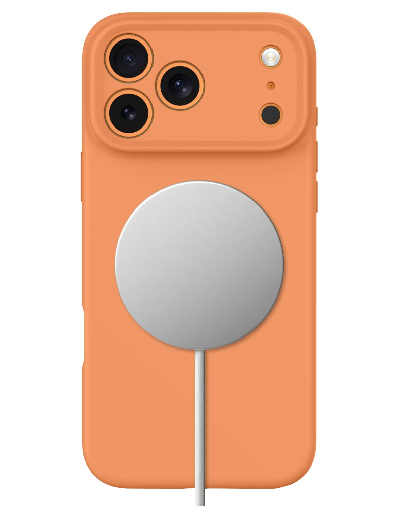 MagSafe Case for Apple iPhone 18 Pro Max / 17 Pro Max, Tech-Protect, Silicone, Orange
