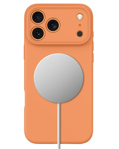 MagSafe Case for Apple iPhone 18 Pro Max / 17 Pro Max, Tech-Protect, Silicone, Orange
