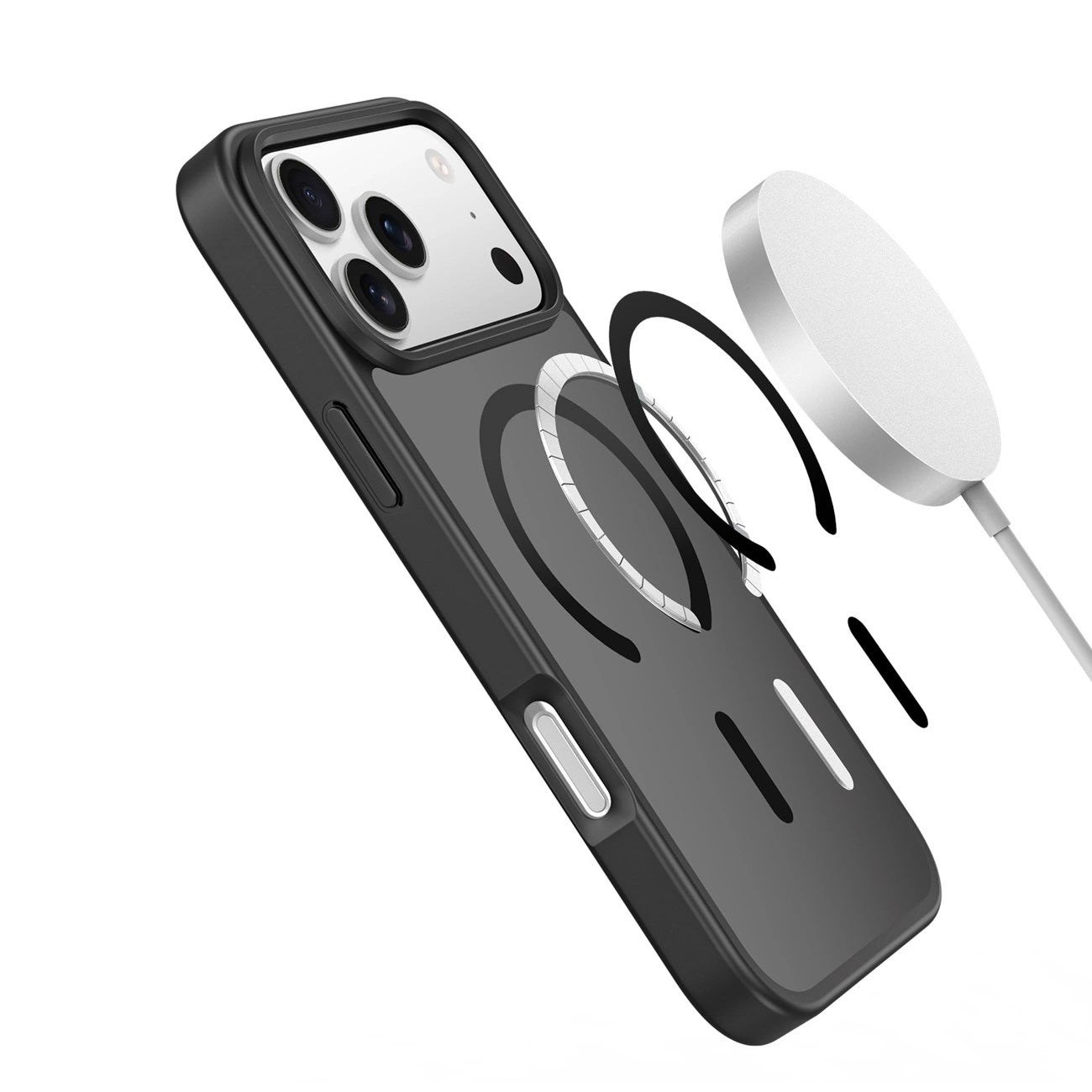 Custodia MagSafe per Apple iPhone 17 Pro Max, DUX DUCIS, Yind, Nera