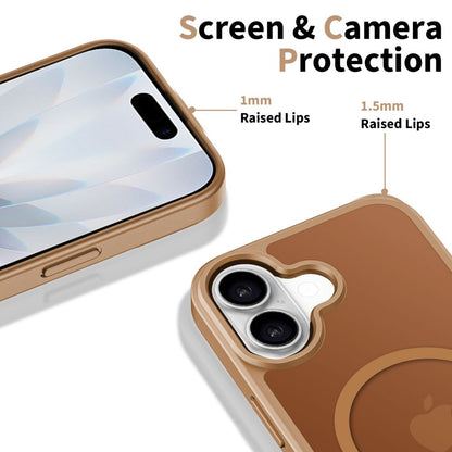 Custodia MagSafe per Apple iPhone 17, Tech-Protect, BasicMag, Marrone