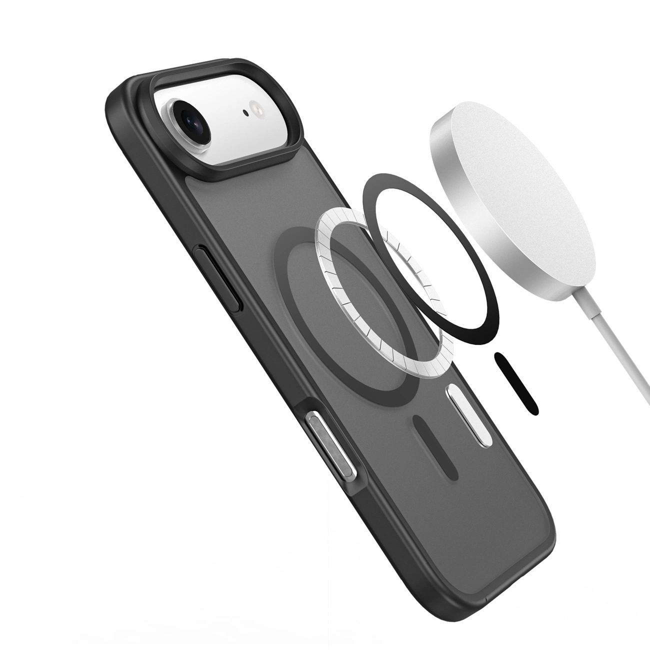 Custodia MagSafe per Apple iPhone 17 Air, DUX DUCIS, Yind, Nera