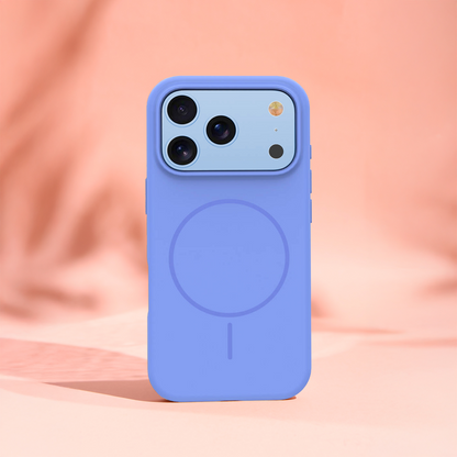 Custodia MagSafe per Apple iPhone 18 Pro Max / 17 Pro Max, OEM, Silicone Sottile, Blu