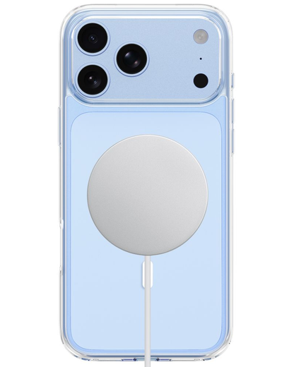 Custodia MagSafe per Apple iPhone 18 Pro / 17 Pro, Tech-Protect, Flexair Hybrid con Protezione Schermo, Trasparente