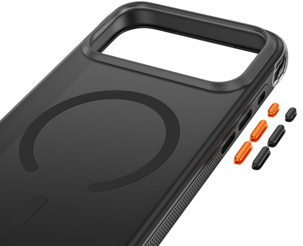 Custodia MagSafe per Apple iPhone 18 Pro Max / 17 Pro Max, Tech-Protect, MagAir CC, nera opaca