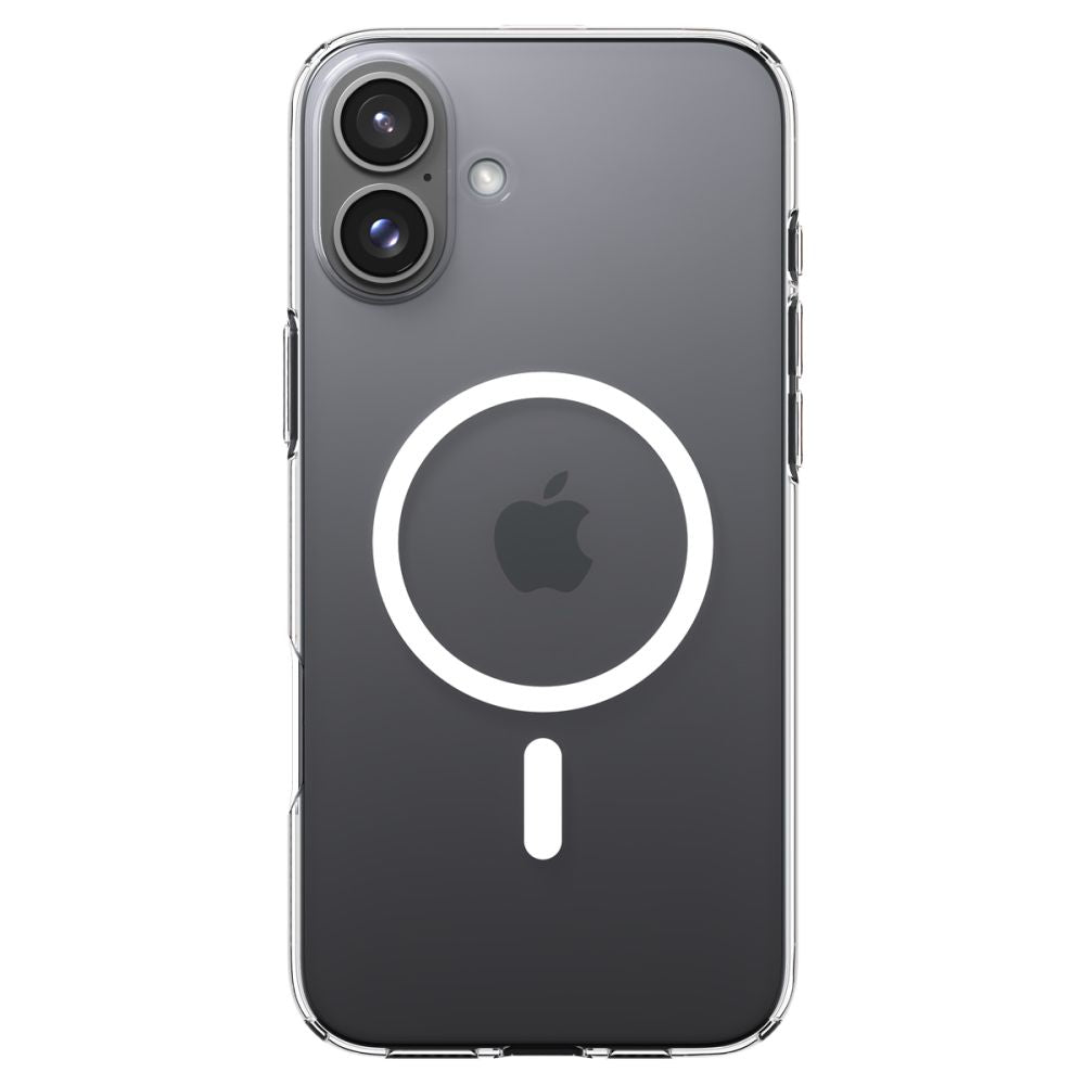 Custodia MagSafe per Apple iPhone 16 Plus, Spigen, Liquid Crystal, Trasparente ACS08388