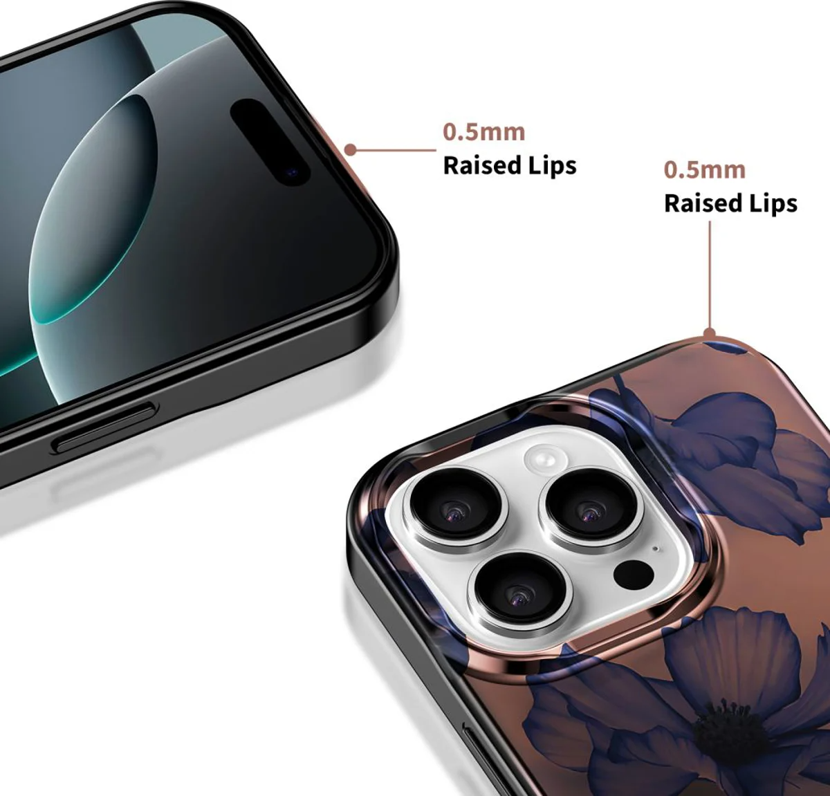 Custodia MagSafe per Apple iPhone 16 Pro Max, Tech-Protect, Lamano Velvet Night, Nera