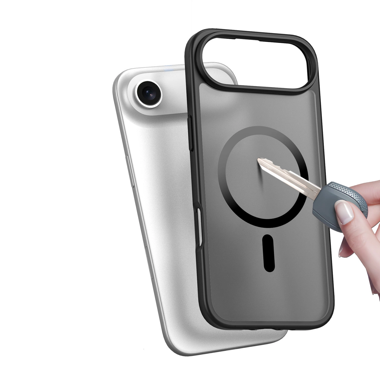 Custodia MagSafe per Apple iPhone 17 Air, DUX DUCIS, Yind, Nera
