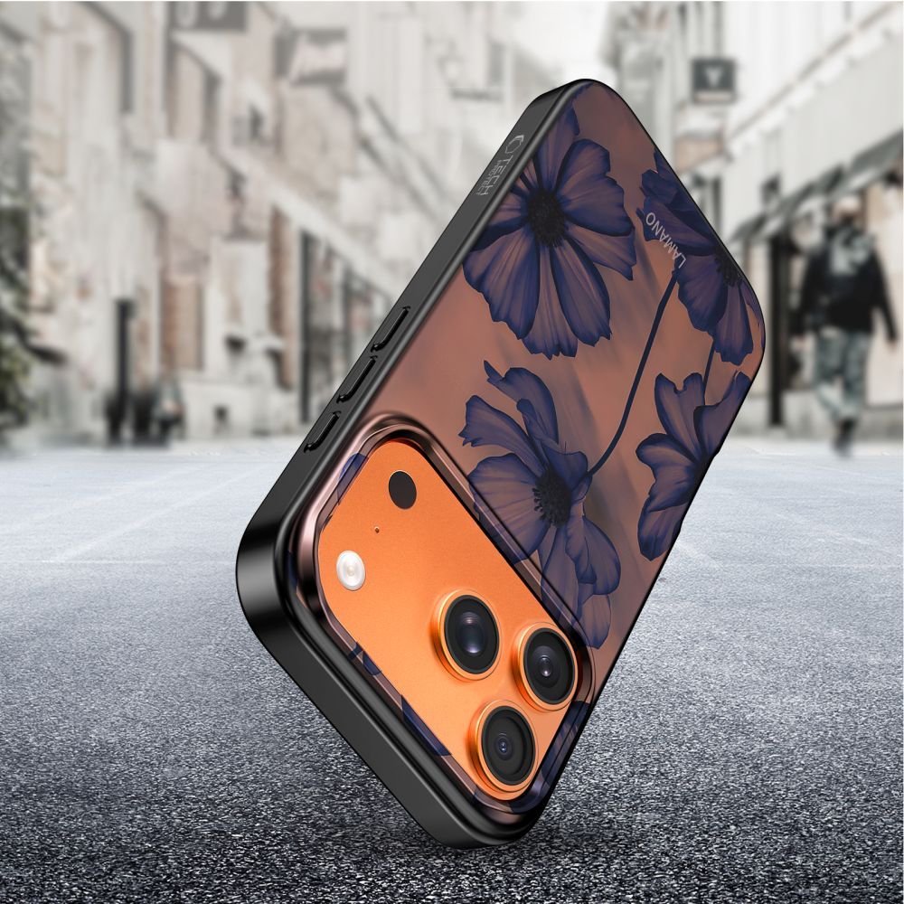Custodia MagSafe per Apple iPhone 17 Pro Max, Tech-Protect, Lamano Velvet Night, Nera