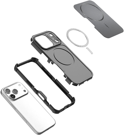 MagSafe Case for Apple iPhone 18 Pro Max / 17 Pro Max, OEM, Carbon and Corner Protection, Black