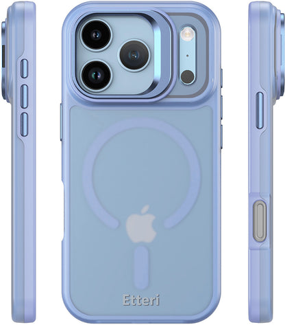 Custodia MagSafe per Apple iPhone 18 Pro / 17 Pro, Etteri, Morning Fog, Blu