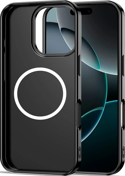 Custodia MagSafe per Apple iPhone 16 Pro, Tech-Protect, Lamano Velvet Night, Nera