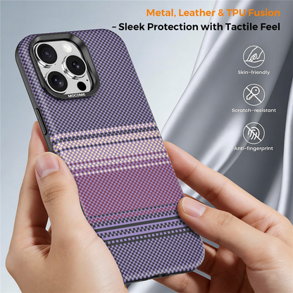 Custodia MagSafe per Apple iPhone 16 Pro Max, OEM, Gradient Rainbow, Viola