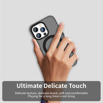 Custodia MagSafe per Apple iPhone 12 Pro Max, Techsuit, CandyCase, Nera