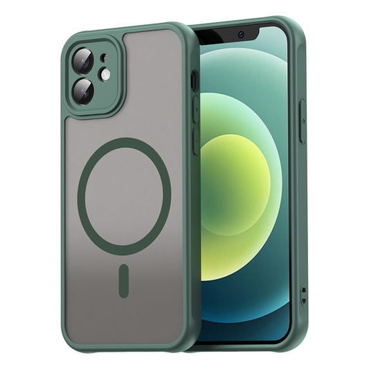 Custodia MagSafe per Apple iPhone 12, Techsuit, HaloFrost II, Verde