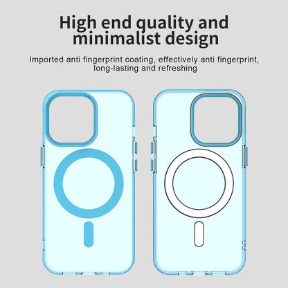 Custodia MagSafe per Apple iPhone 13 Pro, Techsuit, CandyCase, Blu
