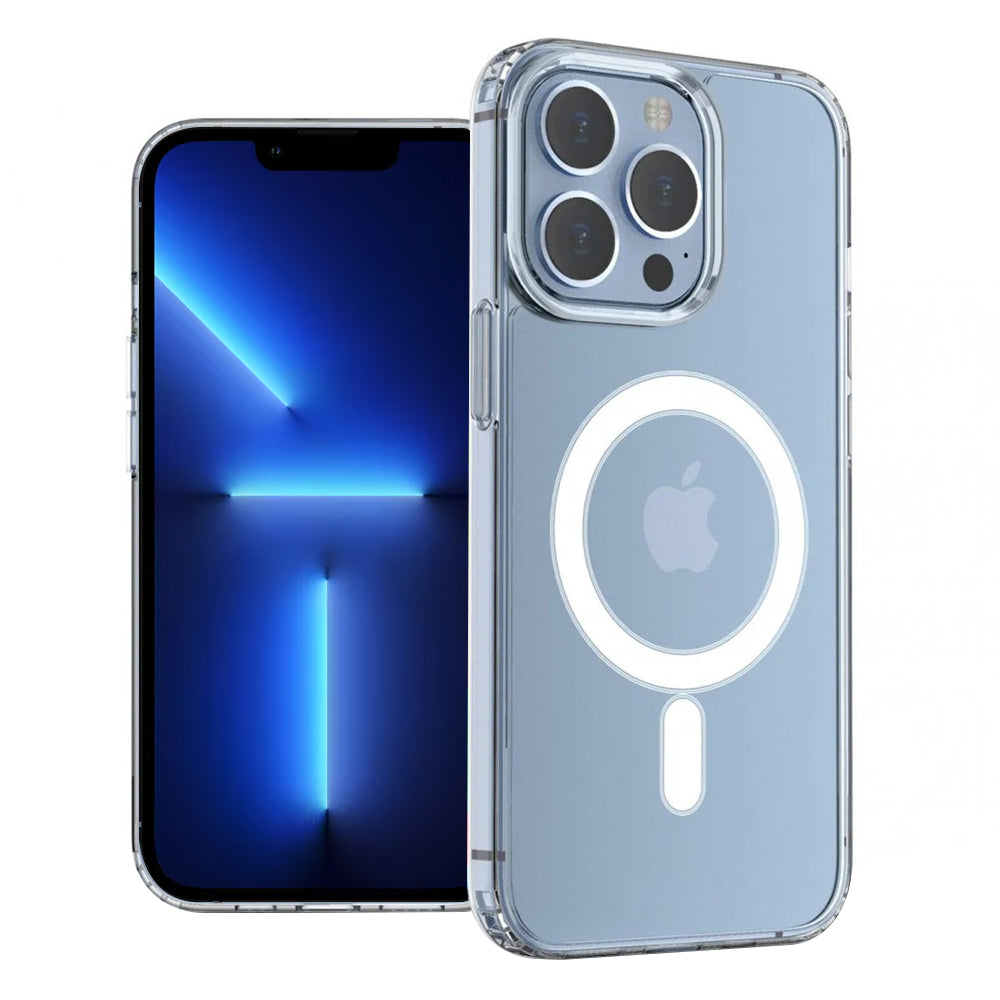 Custodia MagSafe per Apple iPhone 13 Pro, Techsuit, Pro, Trasparente