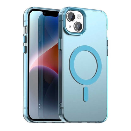 Custodia MagSafe per Apple iPhone 13, Techsuit, CandyCase, Blu