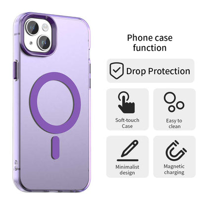 Custodia MagSafe per Apple iPhone 13, Techsuit, CandyCase, Viola