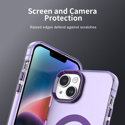 Custodia MagSafe per Apple iPhone 13, Techsuit, CandyCase, Viola