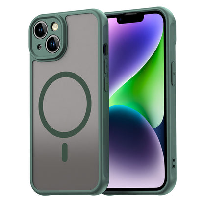 Custodia MagSafe per Apple iPhone 13, Techsuit, HaloFrost II, Verde