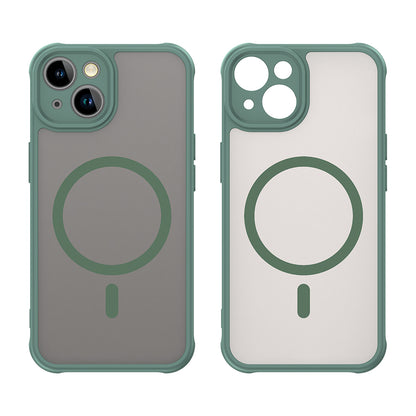 Custodia MagSafe per Apple iPhone 13, Techsuit, HaloFrost II, Verde