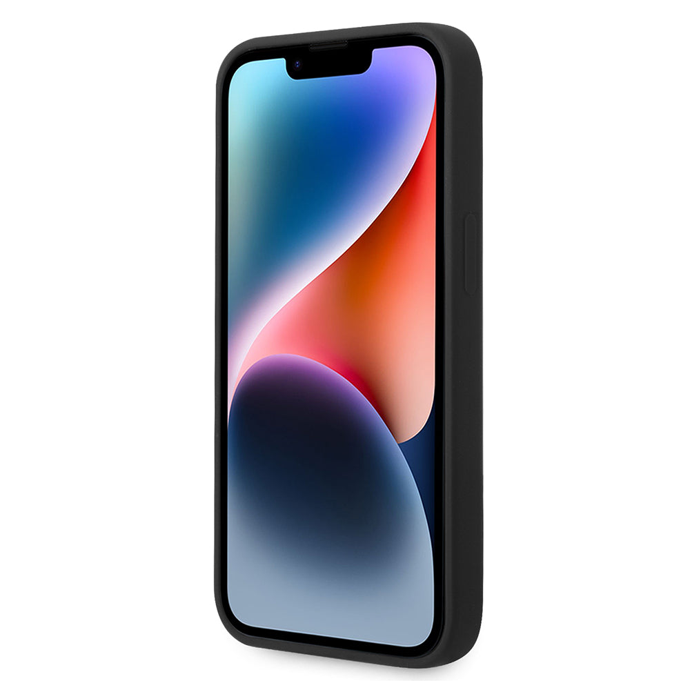 Custodia MagSafe per Apple iPhone 14 Plus, Karl Lagerfeld, Silicone Choupette's Head, Nera