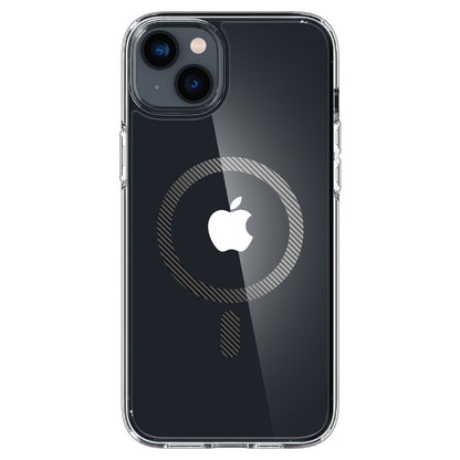 Custodia MagSafe per Apple iPhone 14 Plus, Spigen, Ultra Hybrid Carbon, Trasparente