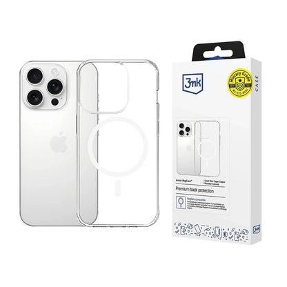 Custodia MagSafe per Apple iPhone 14 Pro, 3MK, Armor MagCase, Trasparente