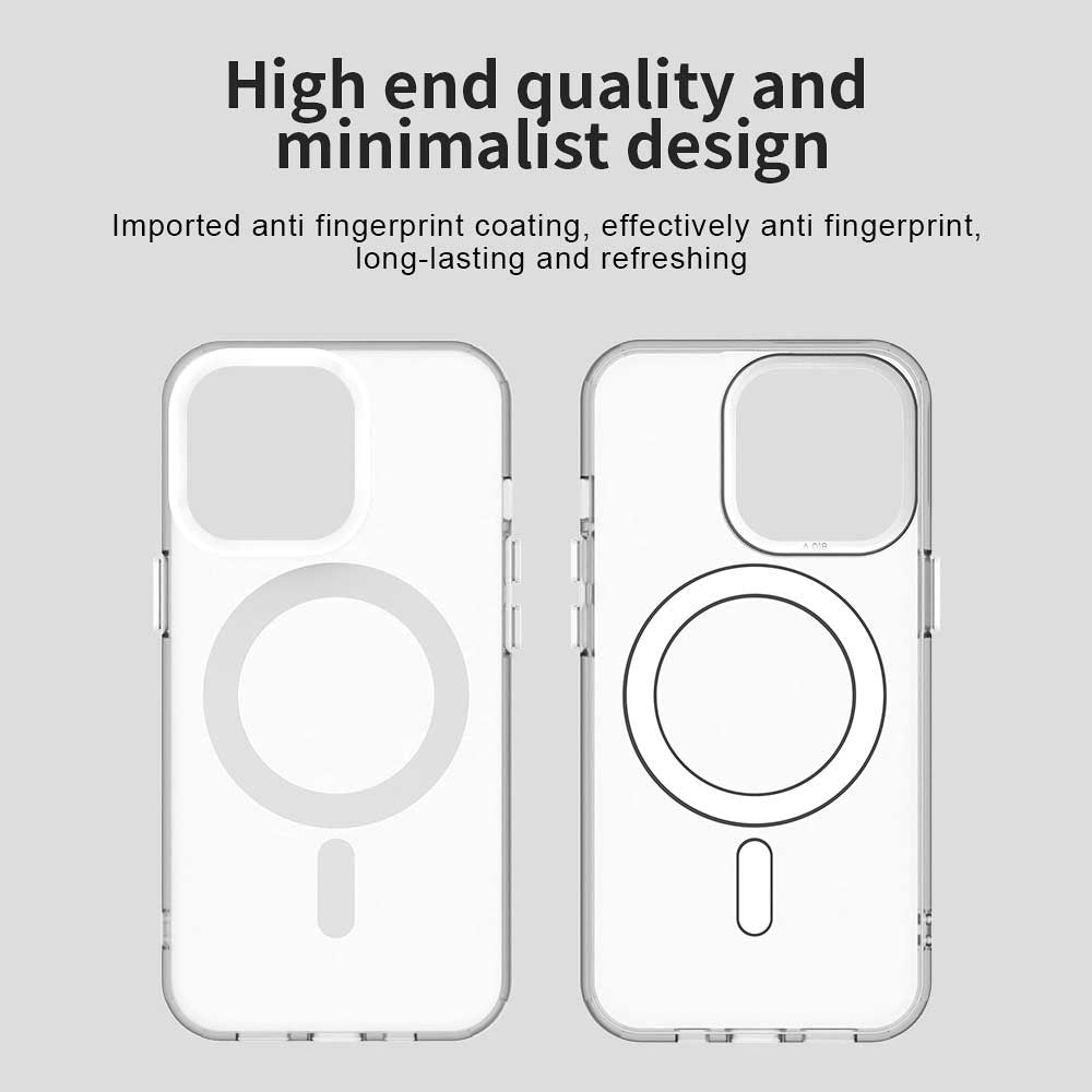 Custodia MagSafe per Apple iPhone 14 Pro Max, Techsuit, CandyCase, Bianca