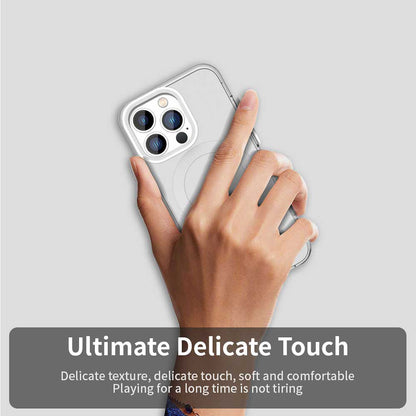 Custodia MagSafe per Apple iPhone 14 Pro Max, Techsuit, CandyCase, Bianca