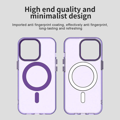 Custodia MagSafe per Apple iPhone 14 Pro Max, Techsuit, CandyCase, Viola