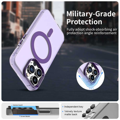 Custodia MagSafe per Apple iPhone 14 Pro, Techsuit, CandyCase, Viola