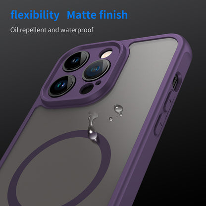 Custodia MagSafe per Apple iPhone 14 Pro, Techsuit, HaloFrost II, Viola