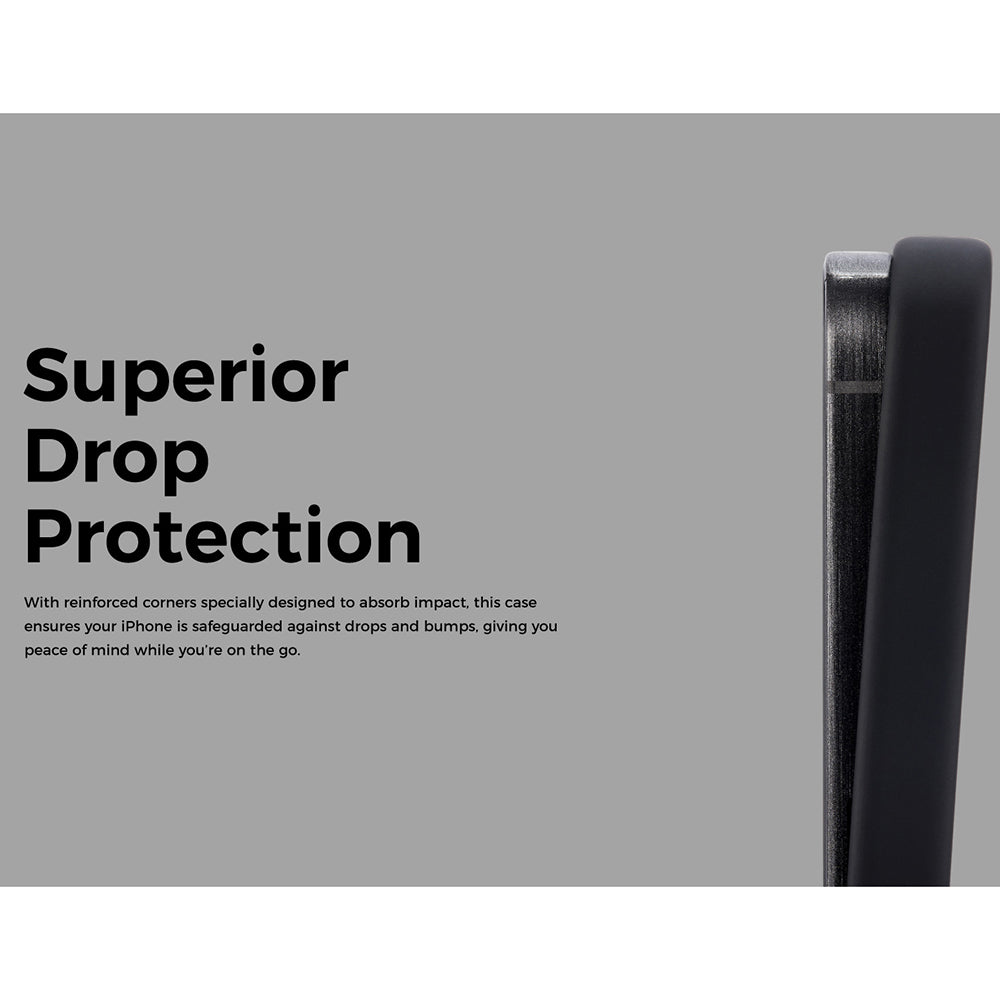 Custodia MagSafe per Apple iPhone 15 Plus, Edizard, Pro, Nera