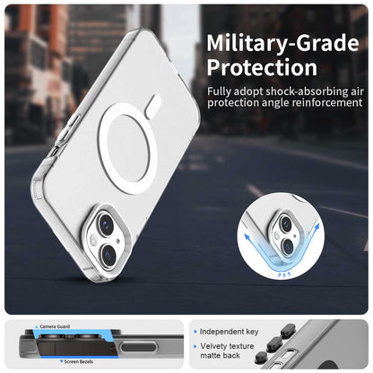 Custodia MagSafe per Apple iPhone 15 Plus, Techsuit, CandyCase, Bianca