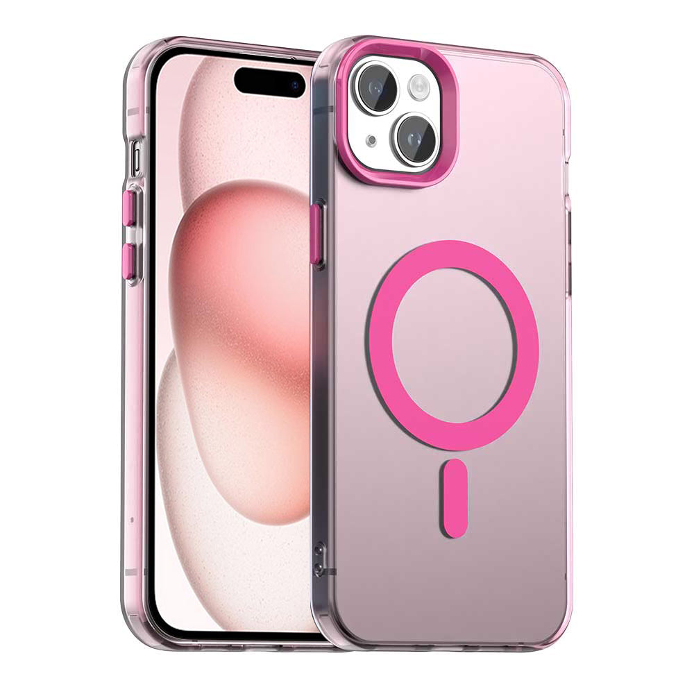 Custodia MagSafe per Apple iPhone 15 Plus, Techsuit, CandyCase, Rosa