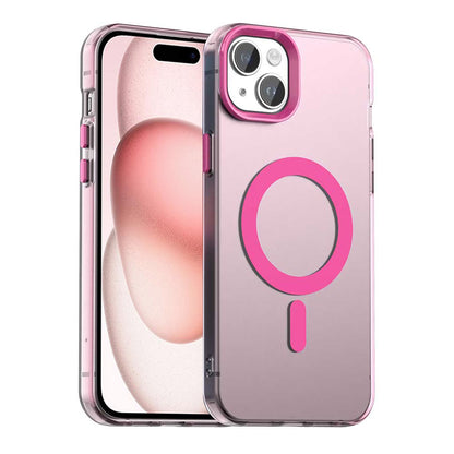 Custodia MagSafe per Apple iPhone 15 Plus, Techsuit, CandyCase, Rosa