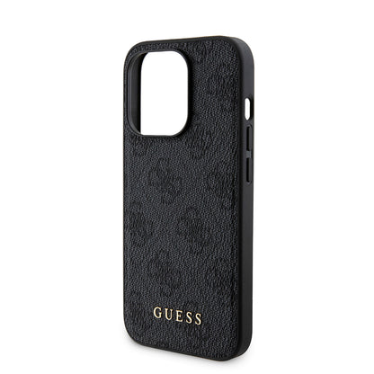 Custodia MagSafe per Apple iPhone 15 Pro, Guess, Powerbank 4G Metal Logo, Nera