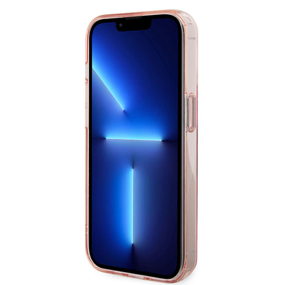 Custodia MagSafe per Apple iPhone 15 Pro, Karl Lagerfeld, Ring Stand Karl & Choupette, Rosa