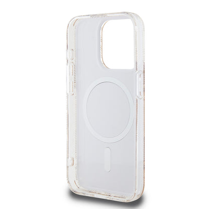 Custodia MagSafe per Apple iPhone 15 Pro Max, Guess, IML Gcube, Marrone