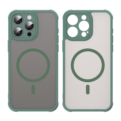 Custodia MagSafe per Apple iPhone 15 Pro Max, Techsuit, HaloFrost II, Verde