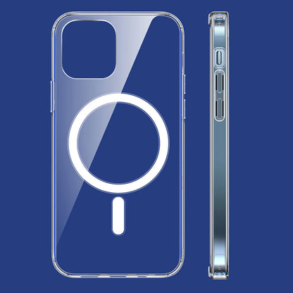 Custodia MagSafe per Apple iPhone 15 Pro Max, Techsuit, Pro, Trasparente