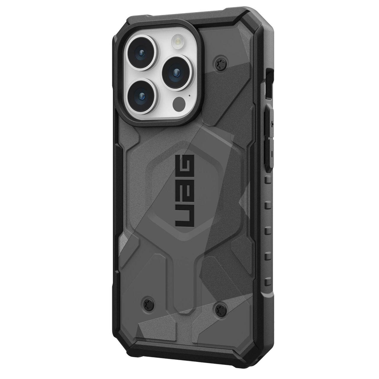 Custodia MagSafe per Apple iPhone 15 Pro Max, Urban Armor Gear, Pathfinder SE Geo Camo, Camouflage