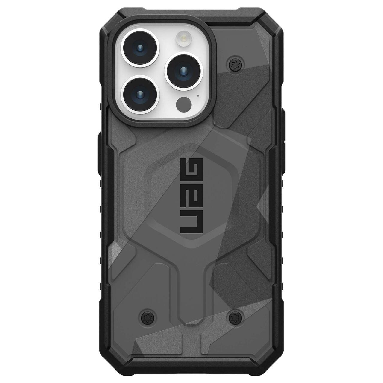 Custodia MagSafe per Apple iPhone 15 Pro Max, Urban Armor Gear, Pathfinder SE Geo Camo, Camouflage