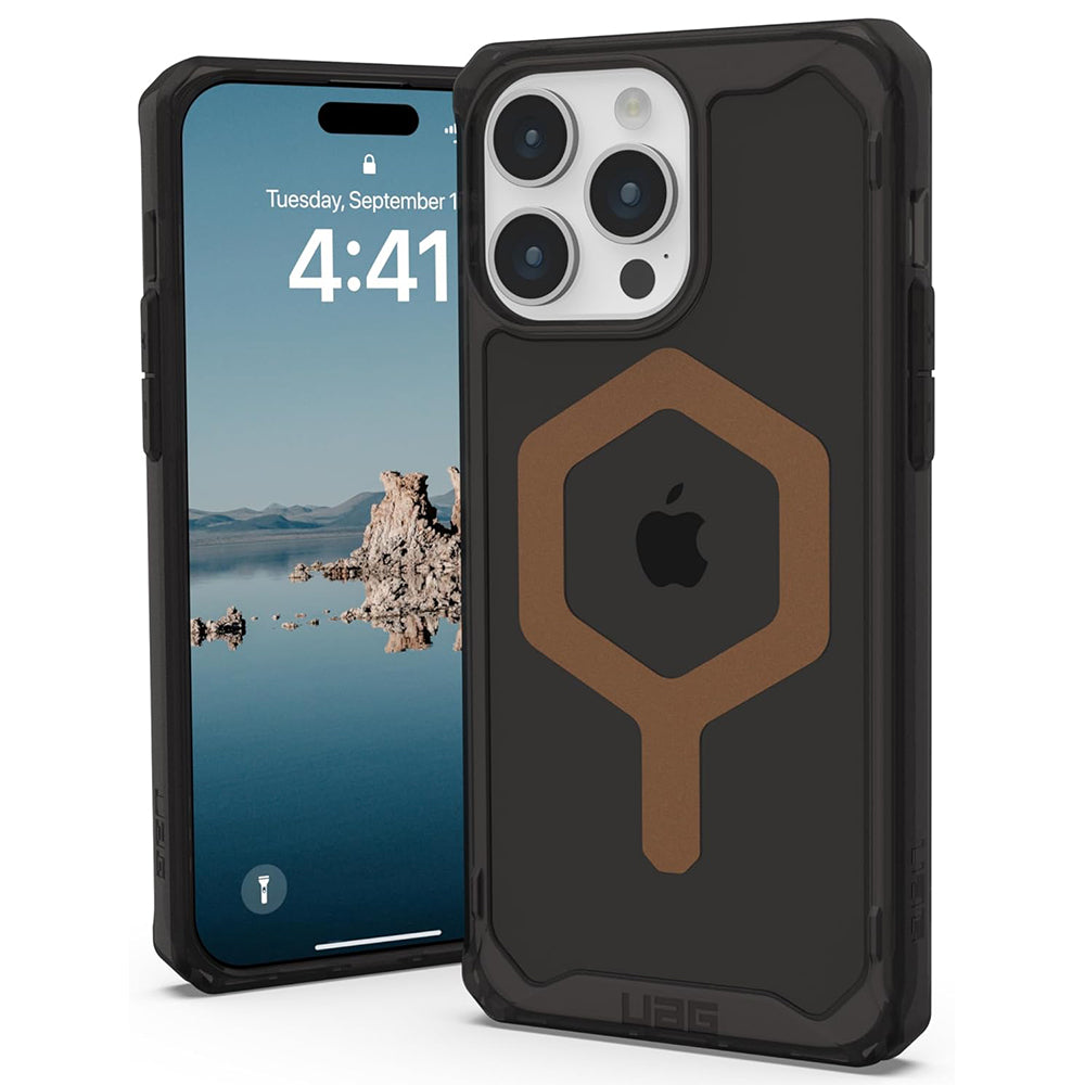 Custodia MagSafe per Apple iPhone 15 Pro Max, Urban Armor Gear, Plyo, Marrone