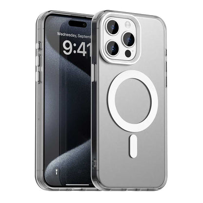 Custodia MagSafe per Apple iPhone 15 Pro, Techsuit, CandyCase, Bianca