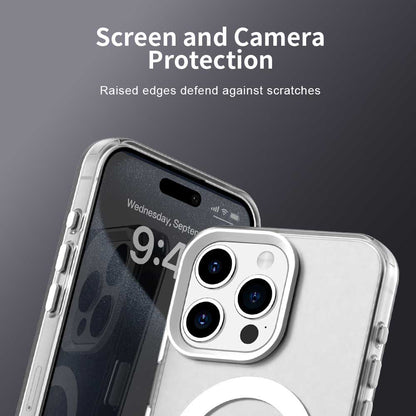 Custodia MagSafe per Apple iPhone 15 Pro, Techsuit, CandyCase, Bianca